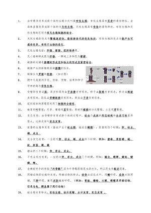 人教版八年级下册生物知识点汇总.docx