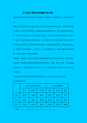 中考语文图表分析题专项训练[1]汇总.doc