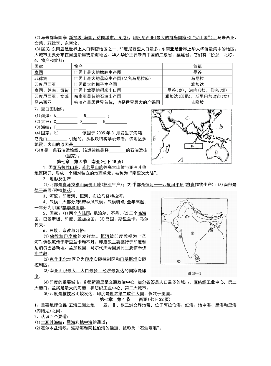 七年级下册地理复习资料粤教版.doc_第3页