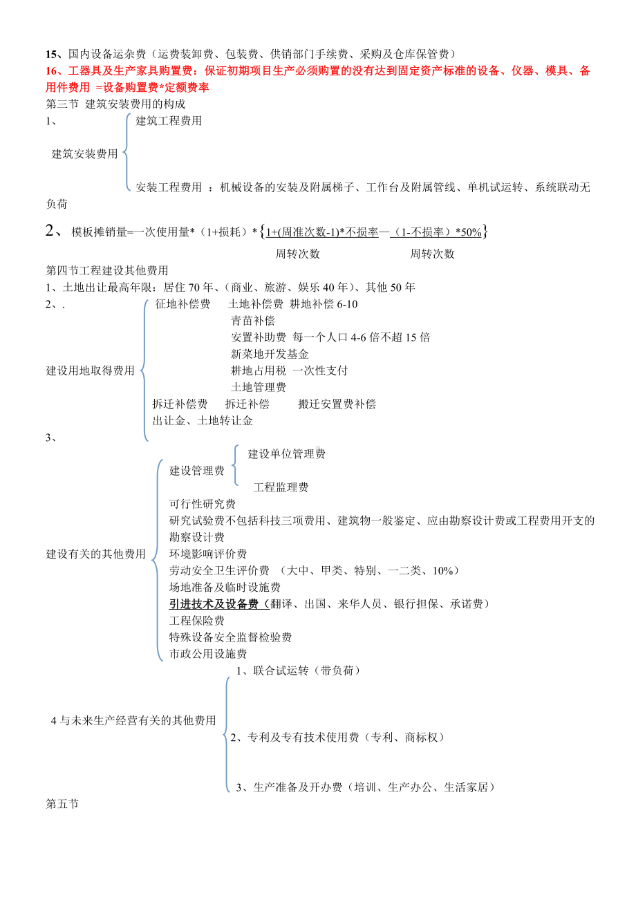 2019年造价师《工程计价》考前必背知识点.doc_第2页