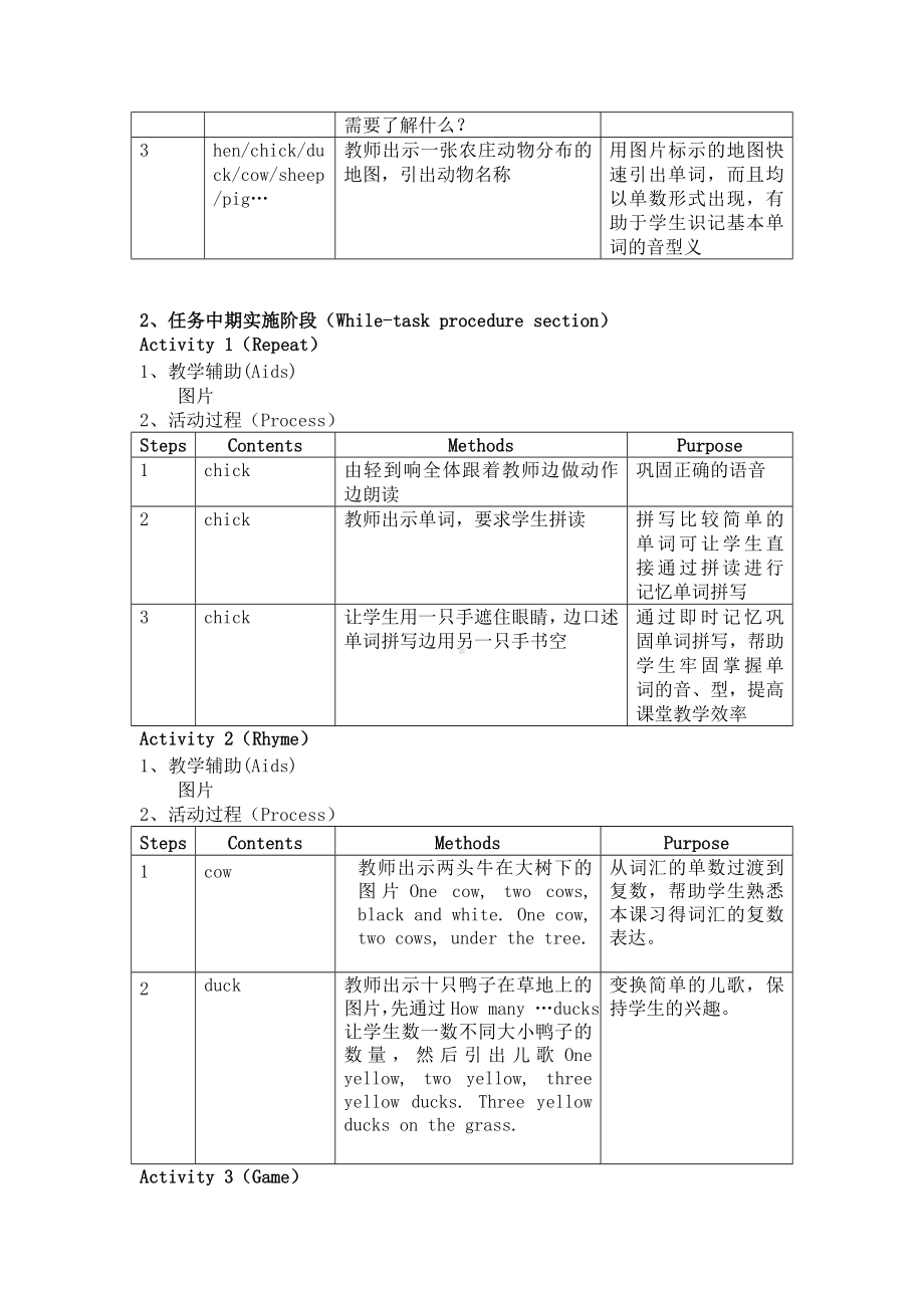 新牛津（绿色上教版）二年级下册《英语》2B-U1-1 教案.DOC_第2页