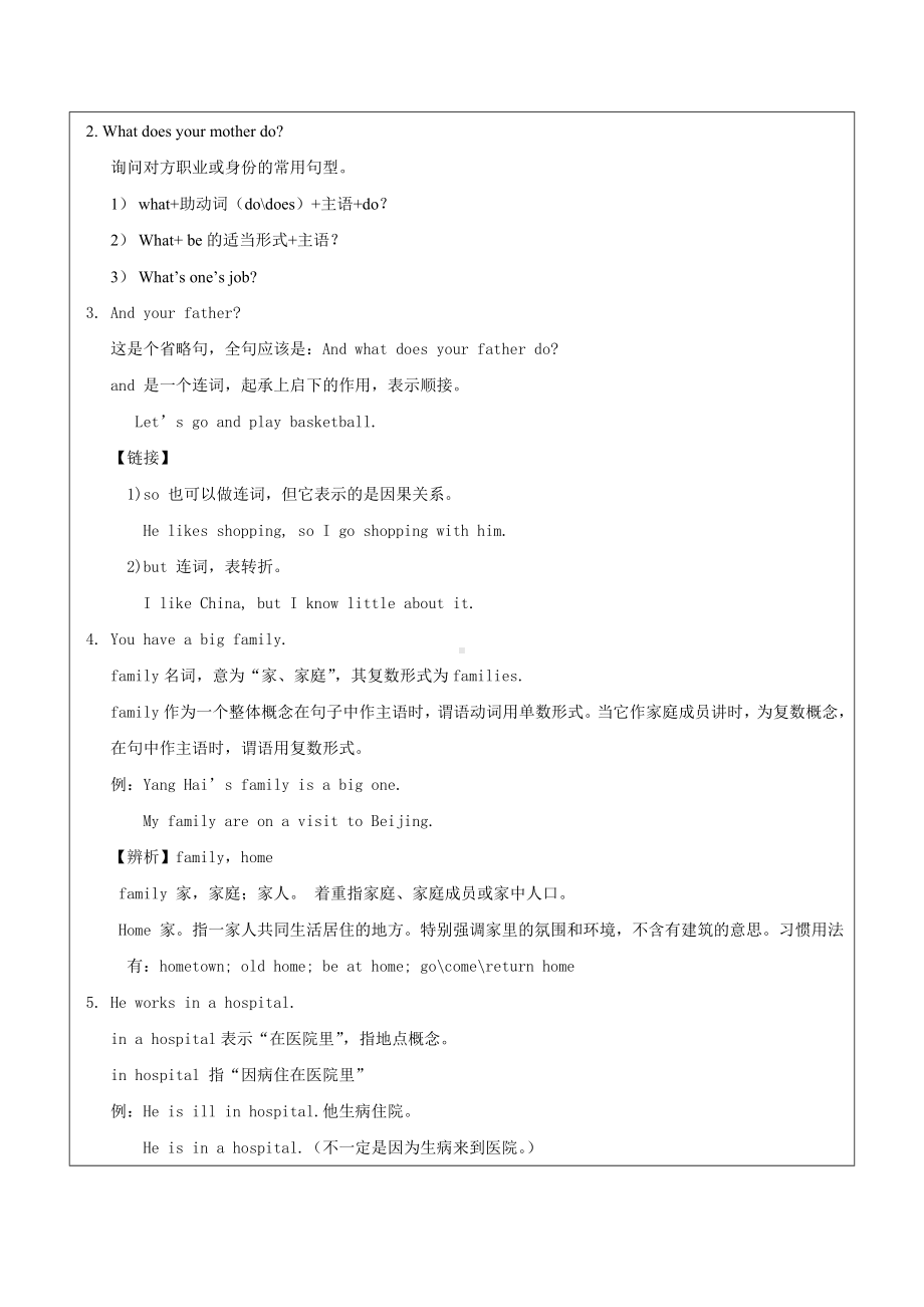 仁爱版七年级英语上册Unit3Topic2知识点及练习(无答案).doc_第2页