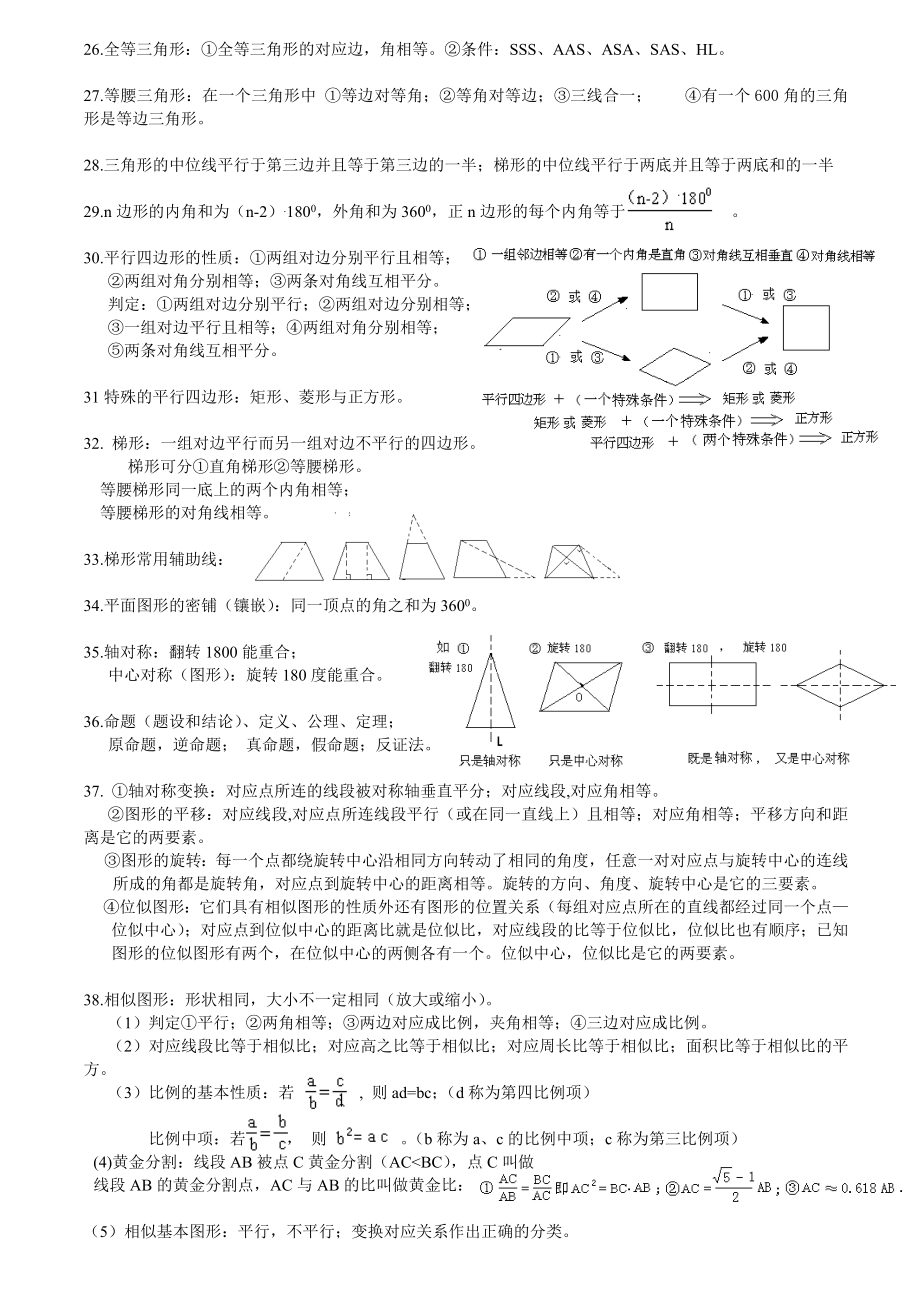 (完整版)深圳中考数学知识点归纳.doc_第3页