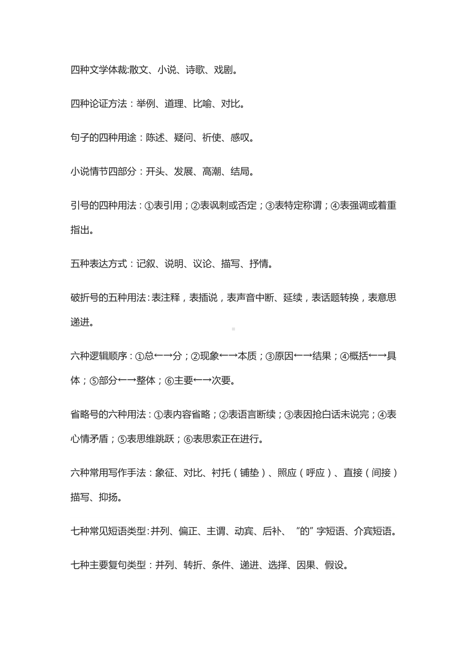 中考语文知识点归纳(完整版).docx_第2页