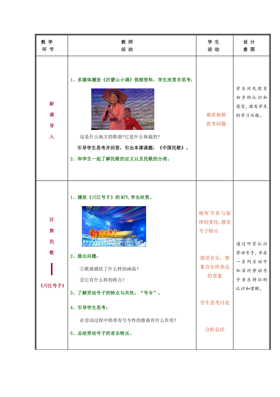 《公共艺术音乐篇》全套教案新部编本(第二单元美妙的歌声).docx_第3页