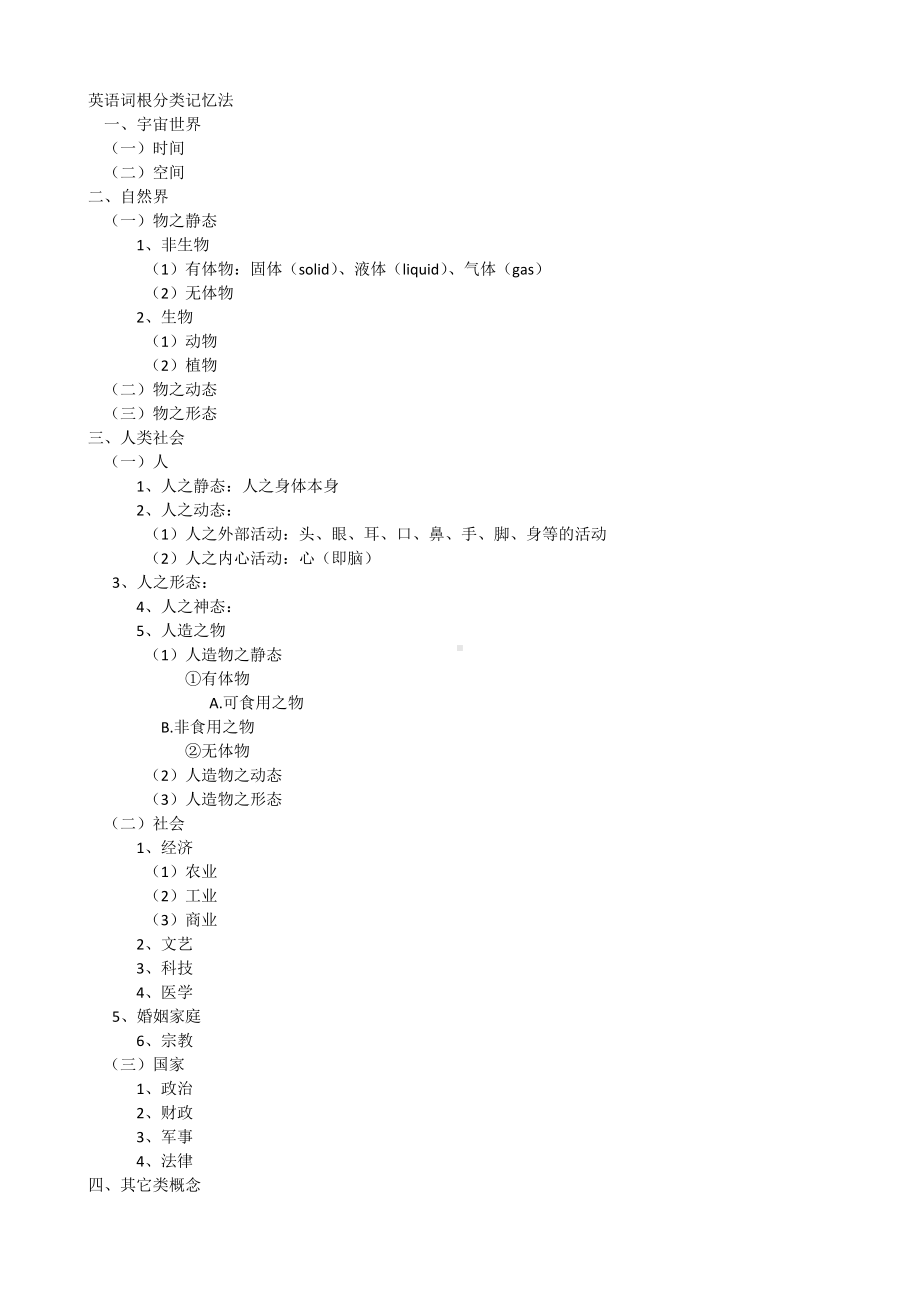 (完整版)英语词根分类记忆法.doc_第1页