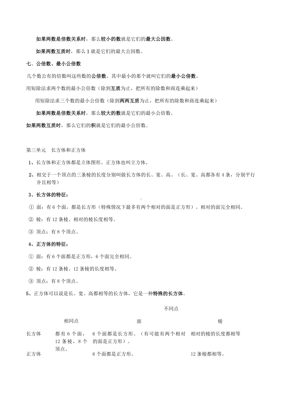 人教版五年级数学下册概念与公式汇总整理.docx_第3页