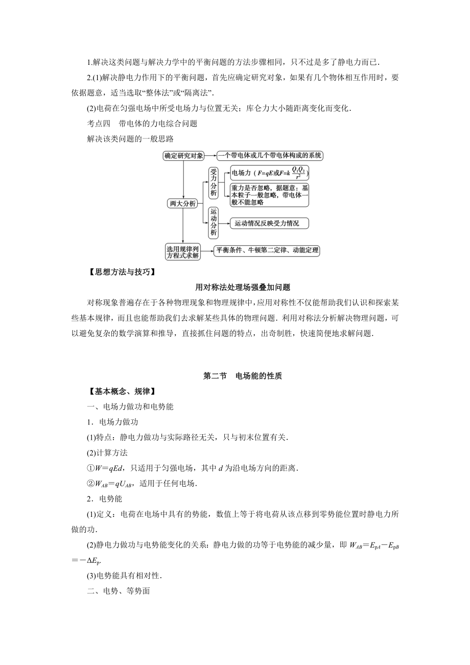 2020年高考物理一轮复习考点归纳专题静电场含答案.doc_第3页