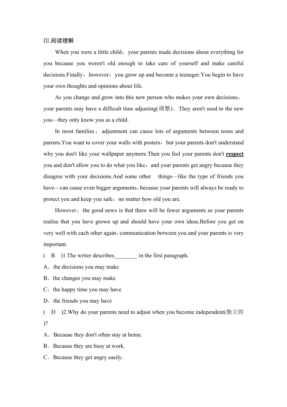 2019年外研版九年级英语下册同步练习题：Module-3-Unit2.doc_第2页