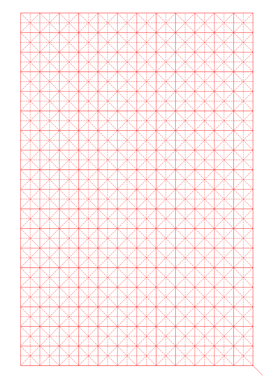 (完整版)红色米字格A4硬笔书法练字稿纸.doc_第1页