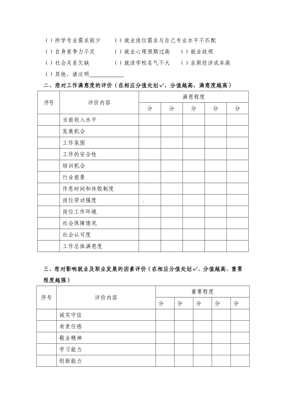 (完整版)毕业生调查问卷.doc_第3页