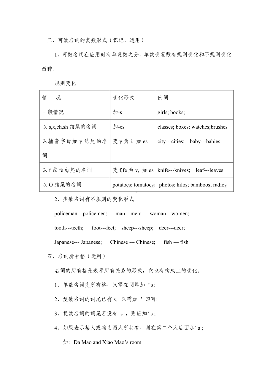 (超详)初中英语知识点归纳汇总.doc_第2页