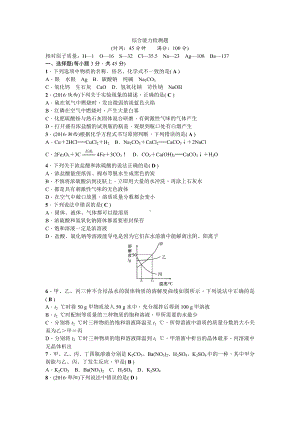 九年级化学下册期末测试卷.doc