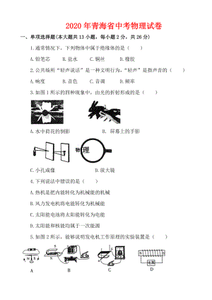 2020年青海省中考物理试卷及答案.docx