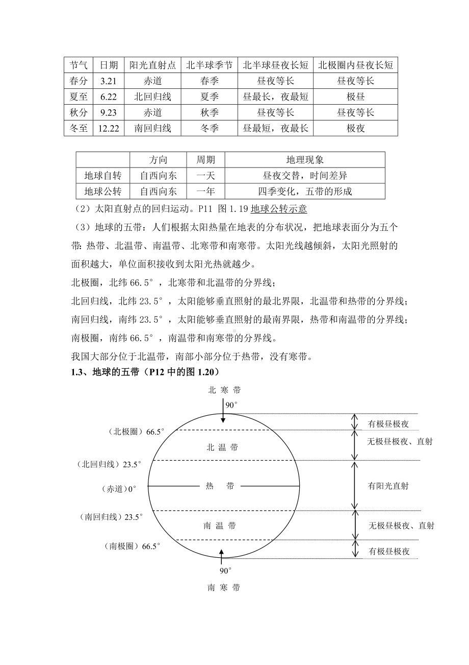 上海初中地理会考知识点汇总六年级第二学期.docx_第3页