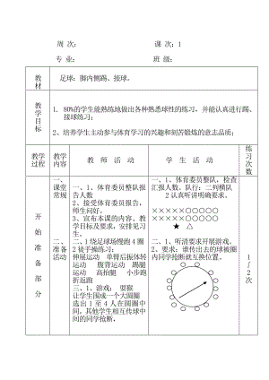 体育优质课全套教案.doc