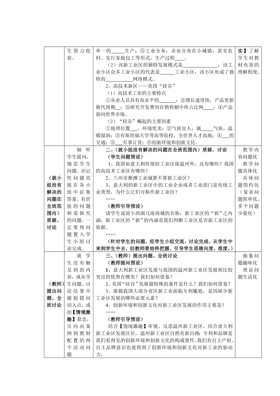 第三节传统工业区与新工业区教案.doc_第3页