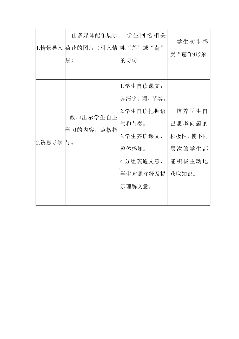 初中语文教学设计与反思《爱莲说》.doc_第3页