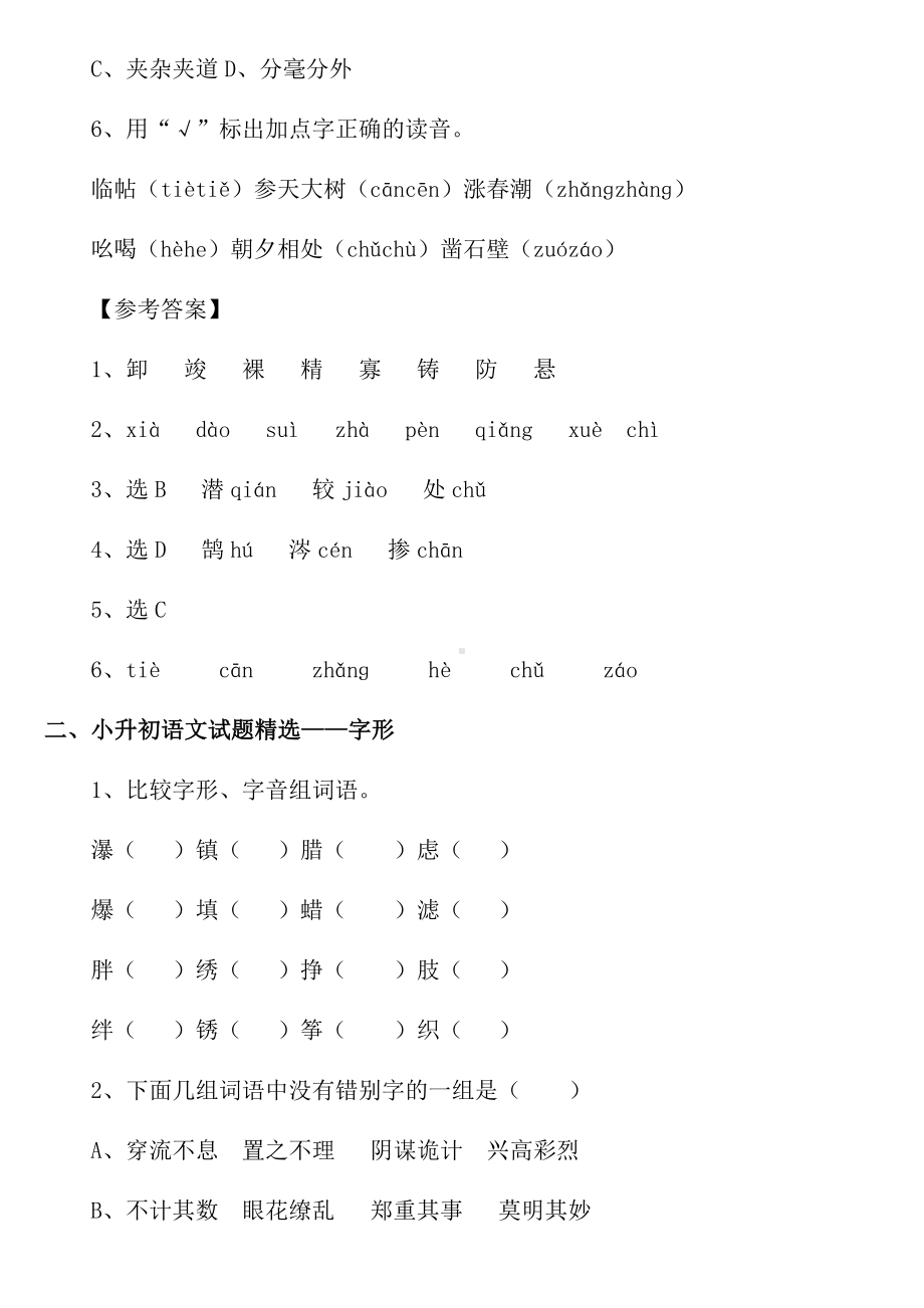 2021年小升初语文总复习资料.doc_第2页