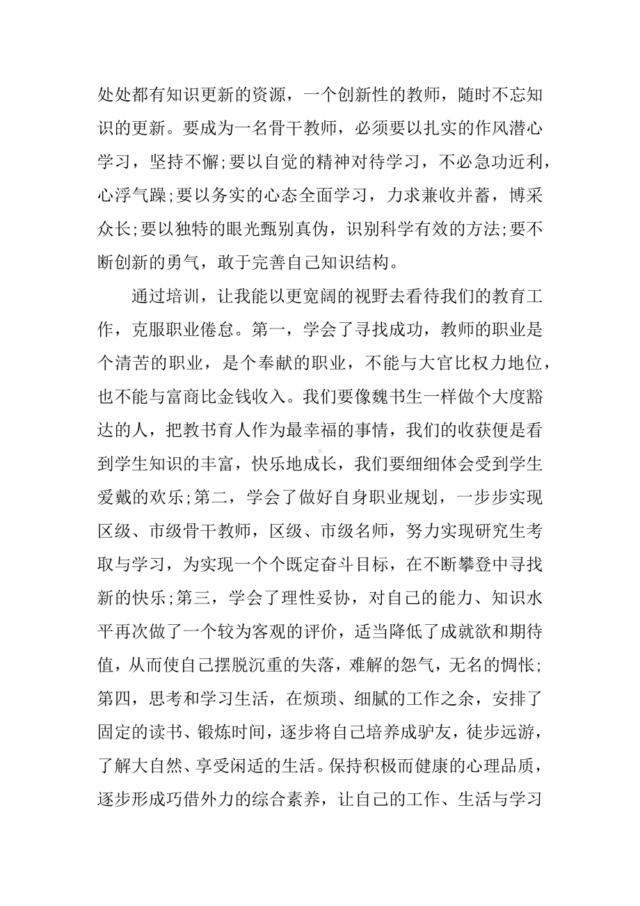 体育骨干教师培训心得体会.docx_第3页