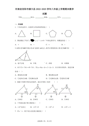 河南省信阳市潢川县2022-2023学年八年级上学期期末数学试题.pdf