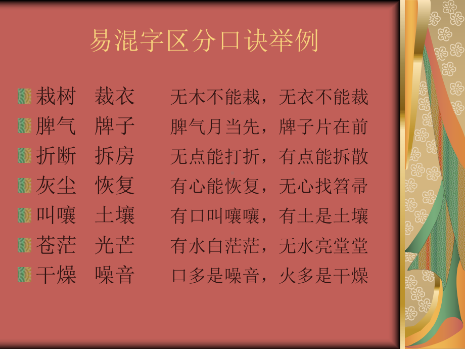 易混字区分口诀举 .ppt_第1页