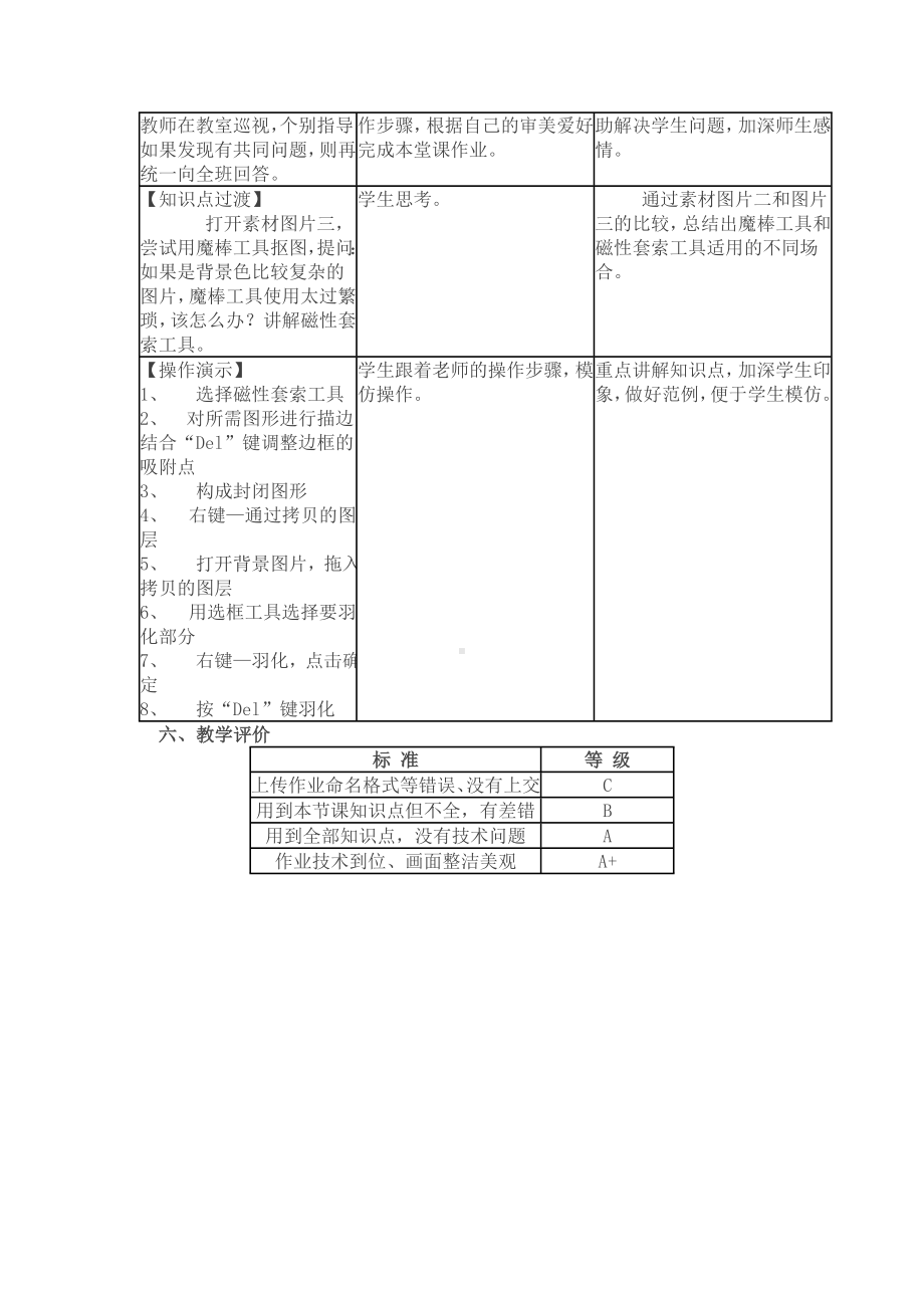 抠图工具的简单应用教学设计.doc_第3页