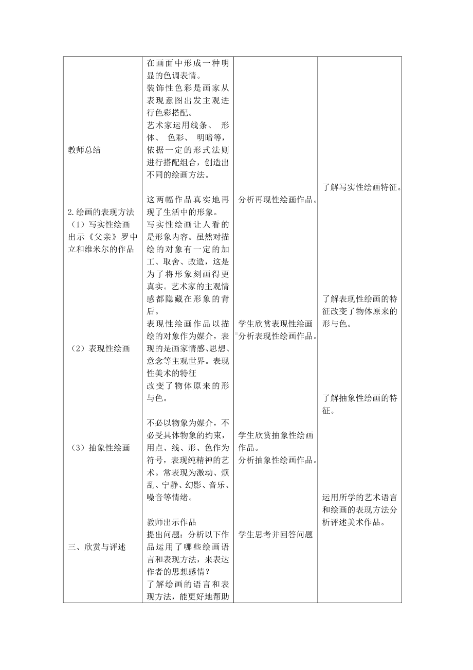 活动一绘画的语言教学设计.doc_第3页