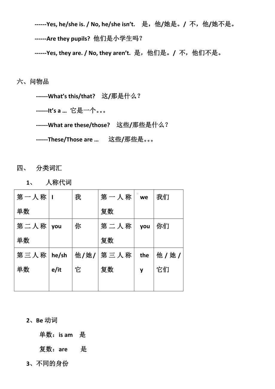 2020年小学英语毕业总复习知识点汇总全册精编版.doc_第3页