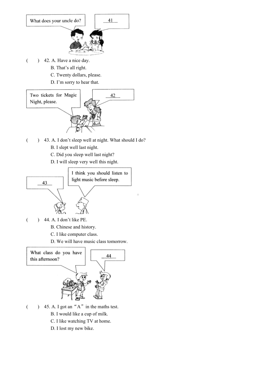 全国小学生英语竞赛六年级组决赛模拟试题(六).doc_第3页