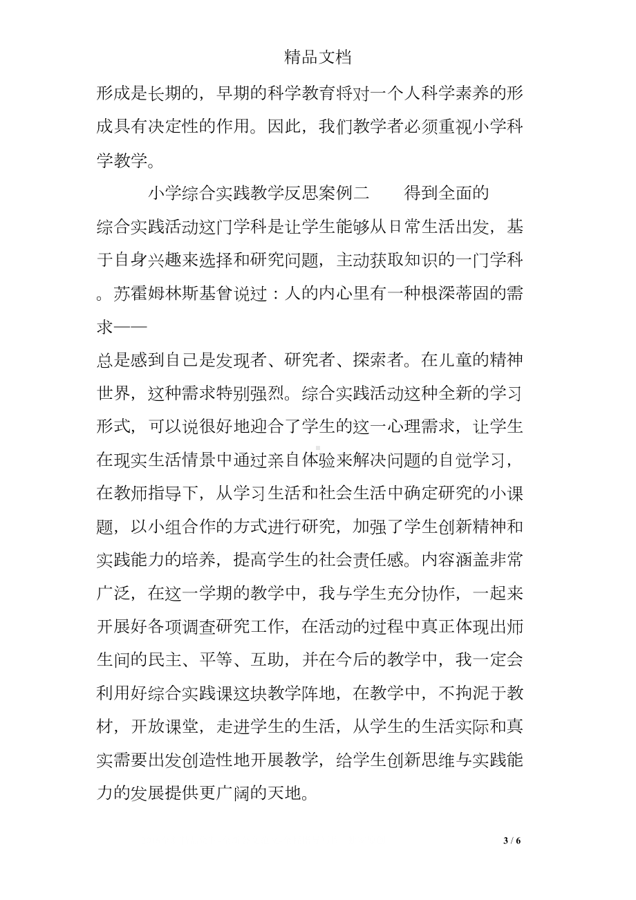 小学综合实践教学反思案例(DOC 6页).doc_第3页