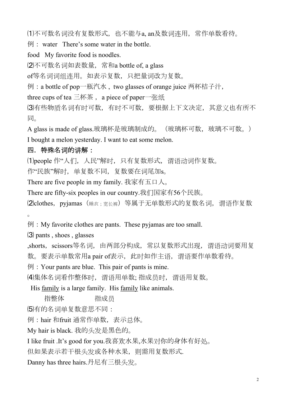 名词变复数的规则及习题(DOC 5页).doc_第2页