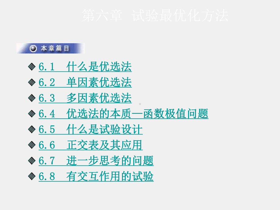 《运筹学思想方法及应用》课件ch6 试验最优化方法.ppt_第3页