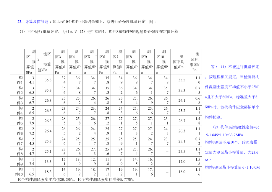 回弹法笔试试题全解(DOC 17页).doc_第3页