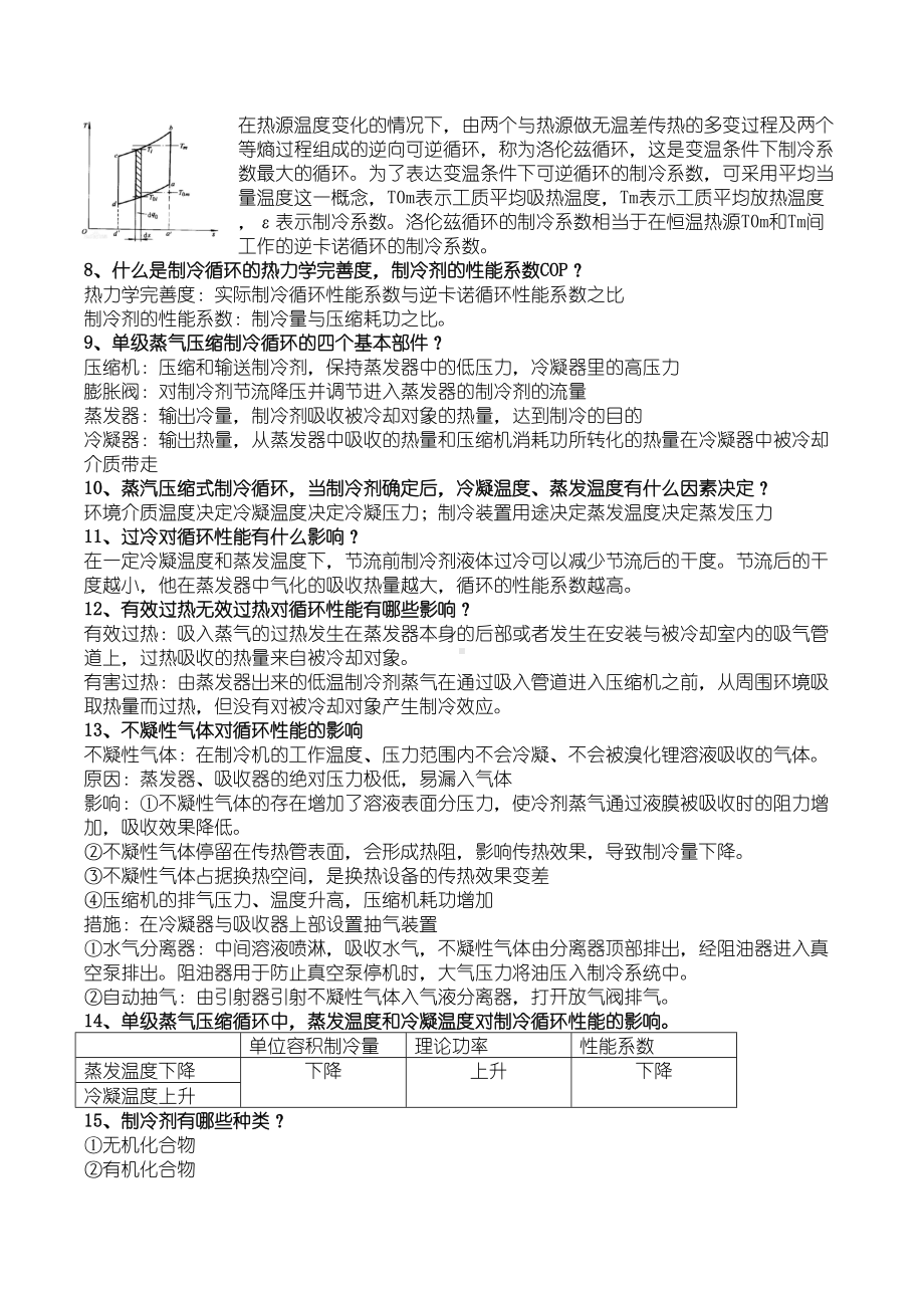 制冷原理知识点整理(1)(DOC 6页).docx_第2页