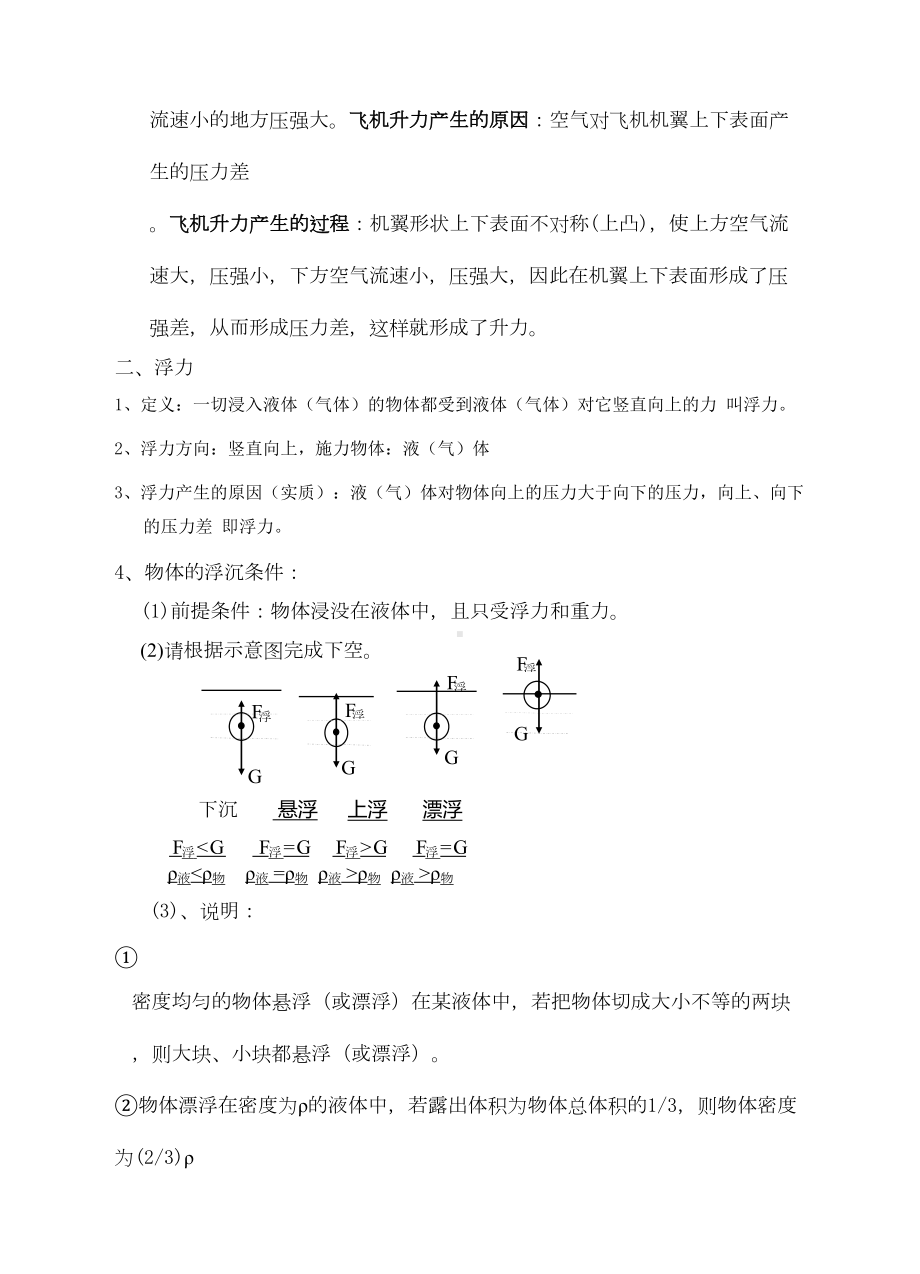 初二物理下册流体的力现象复习要点(DOC 16页).doc_第2页