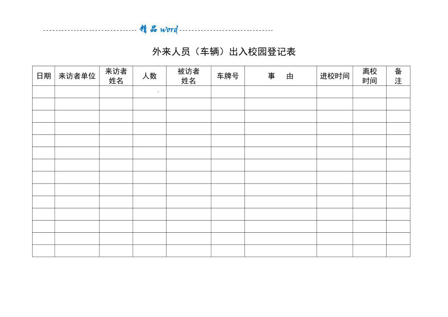 外来人员(车辆)出入校园登记规章制度(DOC 14页).doc_第2页