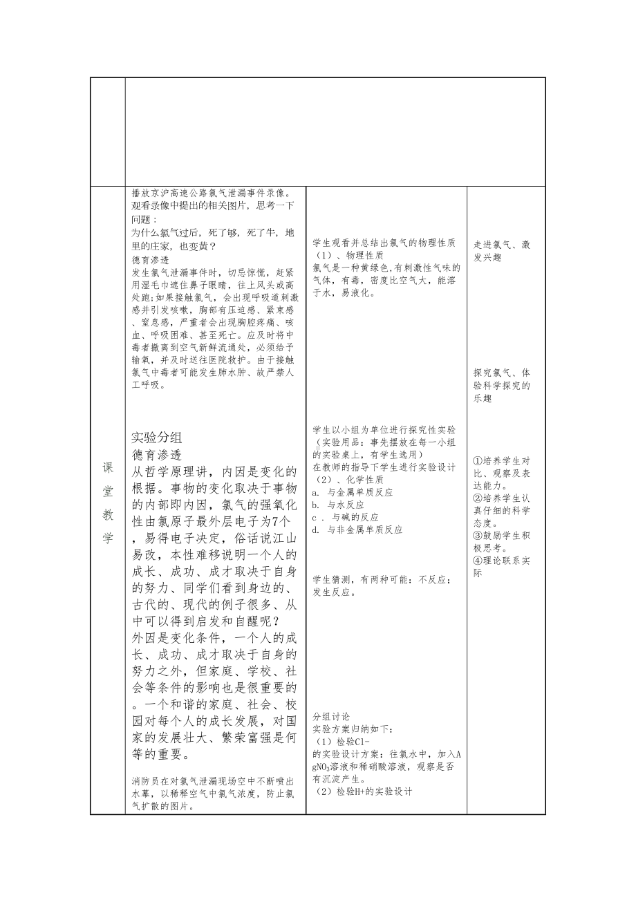 富集在海水中的元素—氯教学设计(DOC 6页).doc_第3页