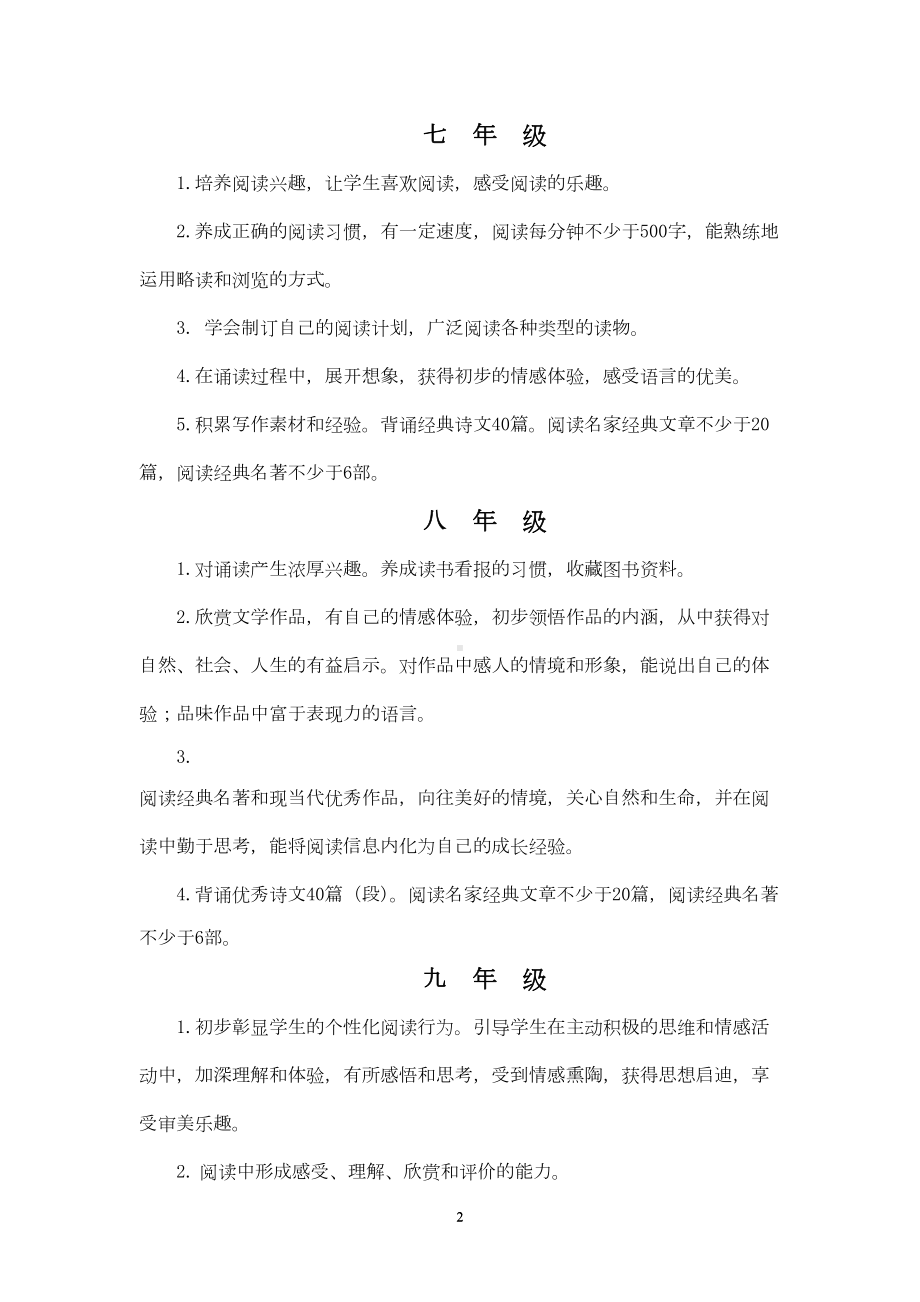 初中语文“经典诵读与海量阅读”校本课程实施方案(DOC 13页).doc_第2页