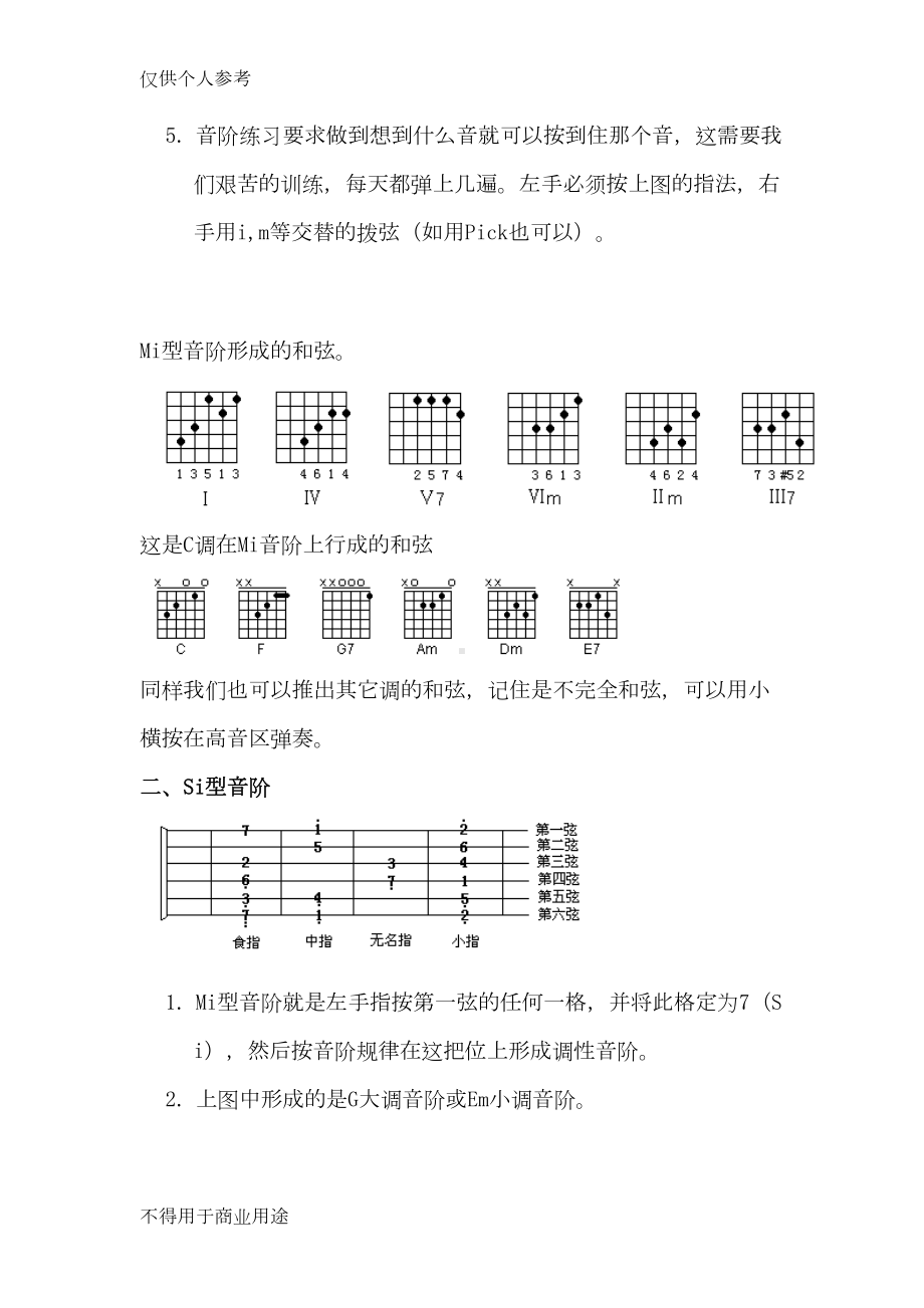 吉他音阶练习的各种指法(DOC 7页).doc_第2页