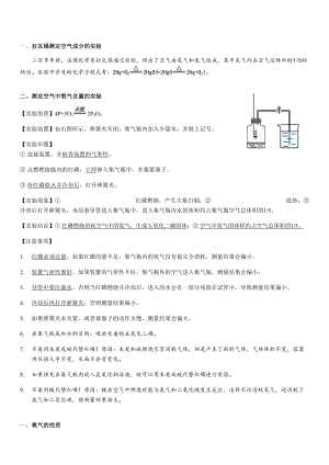 初中化学实验知识点(DOC 26页).docx