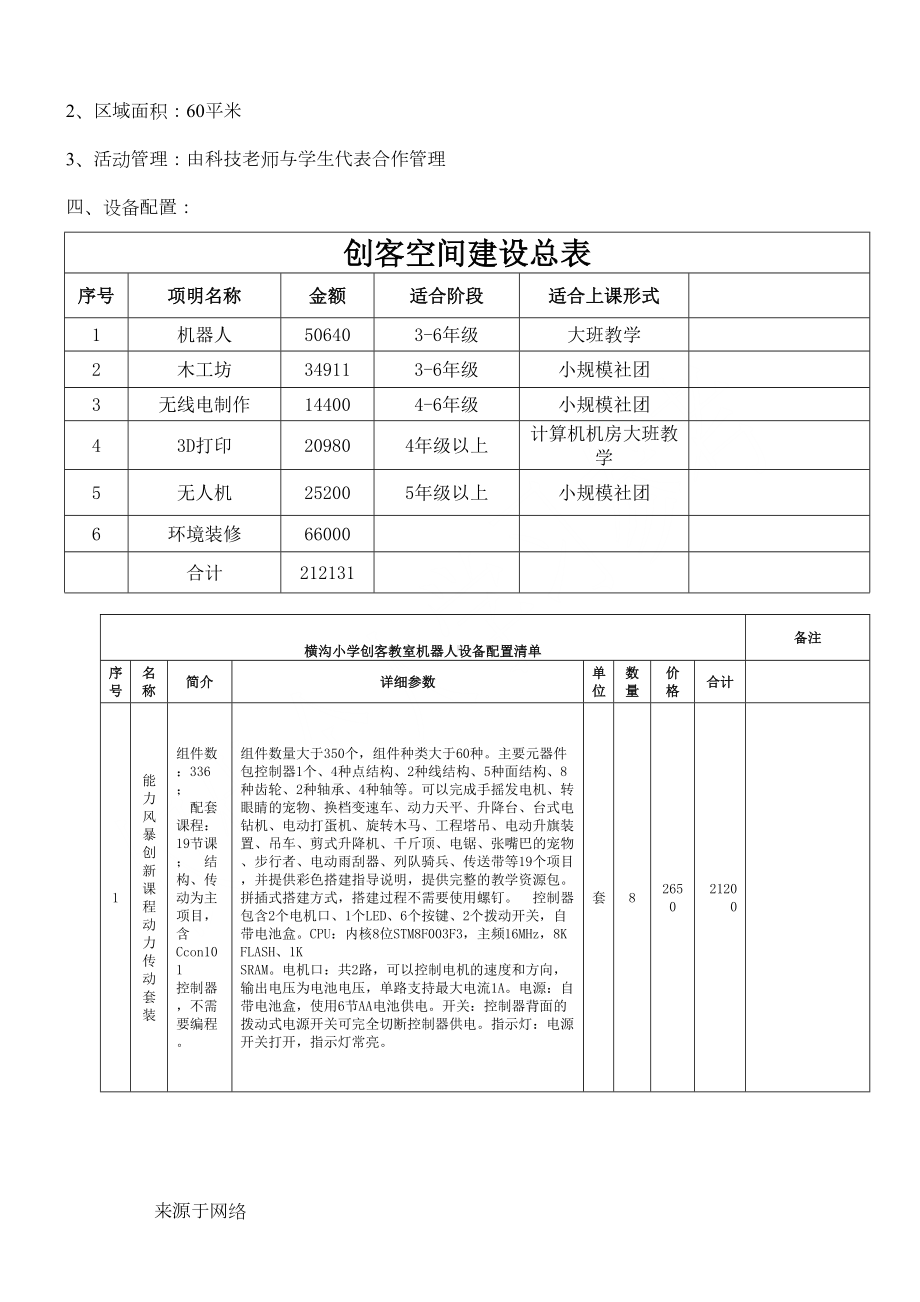 咸安区横沟镇小学创客教室建设方案(DOC 9页).doc_第2页