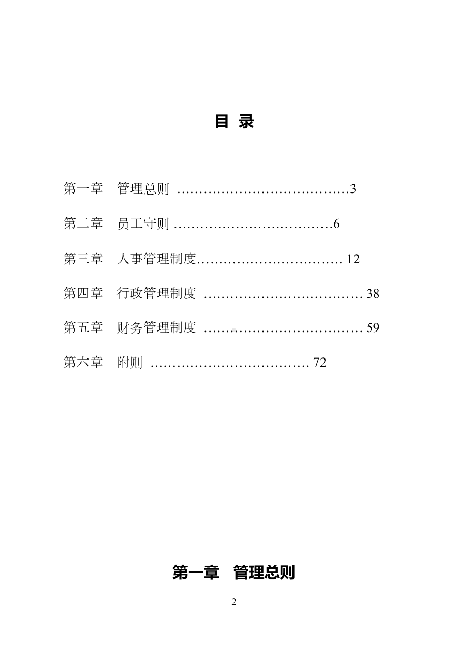 公司规章制度全面通用版-公司规章制度模版(DOC 84页).doc_第2页