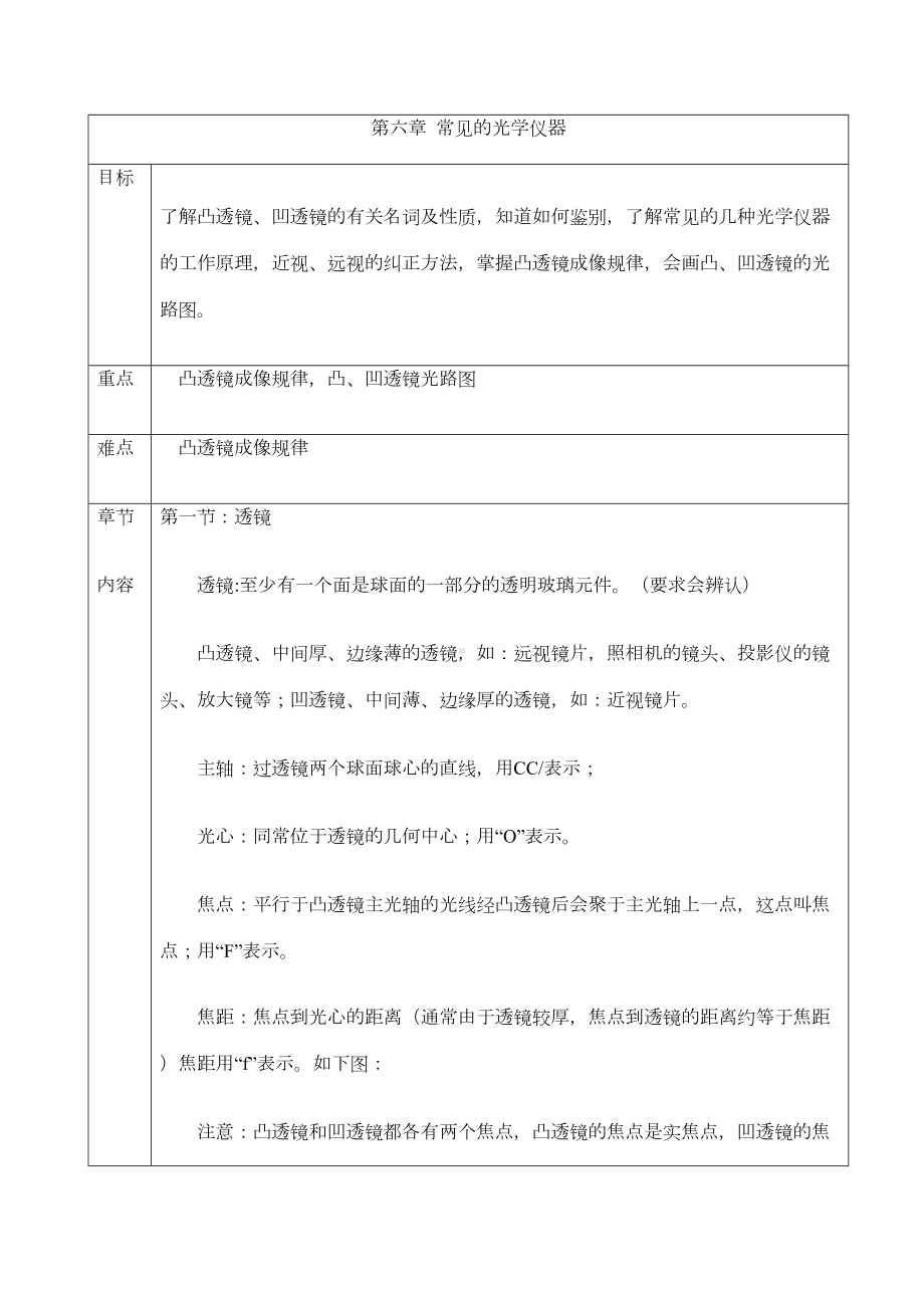 北师大版八年级物理下册章节知识点(DOC 20页).docx_第1页