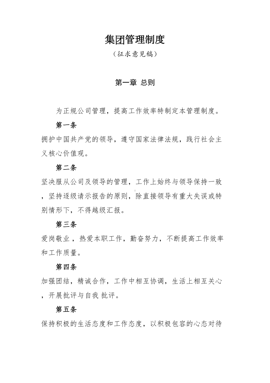 公司管理规章制度1(DOC)(DOC 20页).doc_第1页