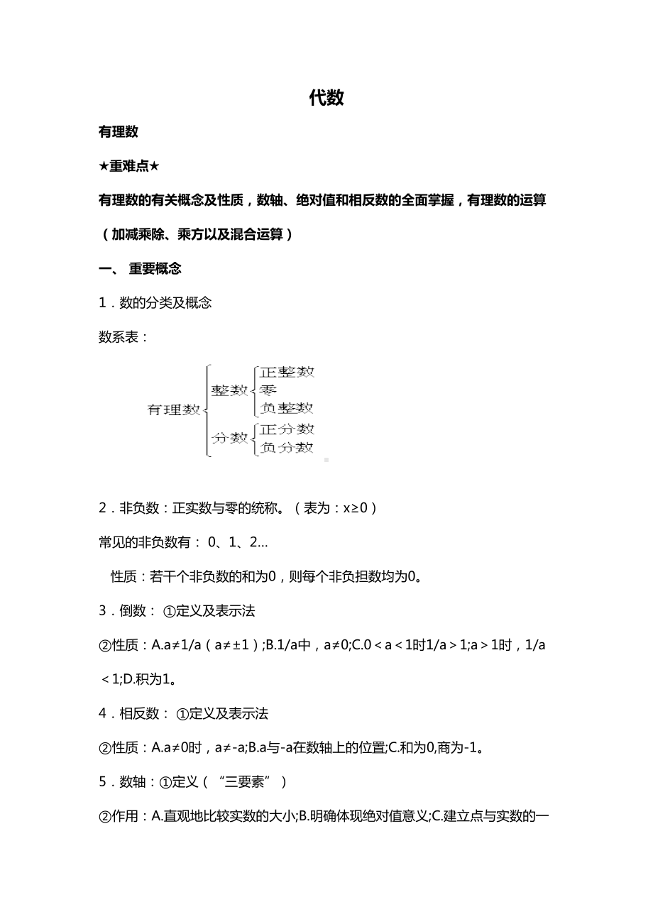 初一数学重难点-内部资料(DOC 13页).doc_第1页