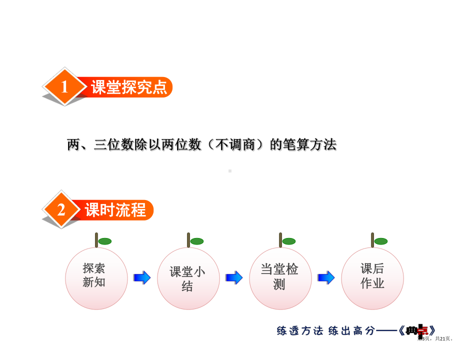 小学数学冀教新版四年级上册《用“四舍法”试商的除法》课件.pptx_第3页