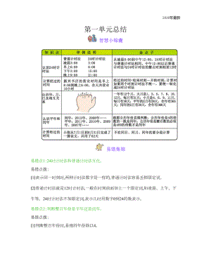 冀教版数学三年级下册本册知识点归纳总结(DOC 10页).docx