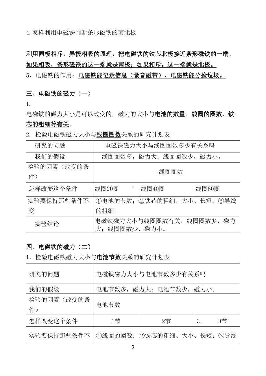 小学六年级科学第三单元知识点梳理(已整理)(DOC 5页).doc_第2页