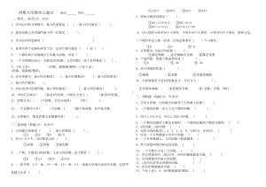 因数与倍数测试卷(DOC 5页).docx